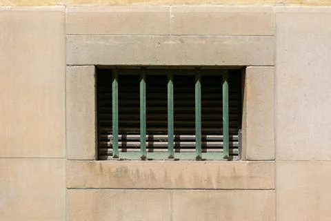 Window with bars. Stock Photos