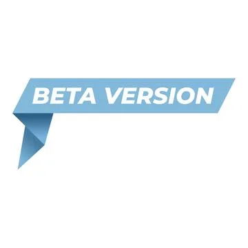 Window beta version icon cartoon vector. Digital upgrade Stock Illustration