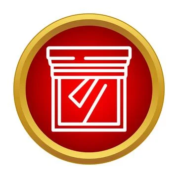 Window blind icon representing interior house design Stock Illustration