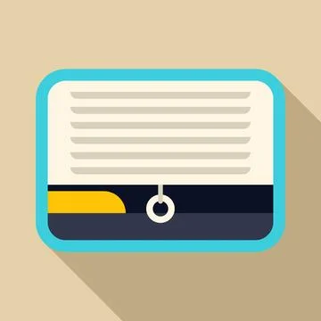 Window blinds with draw string in flat design Stock Illustration