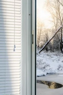 Window blinds Foto stock