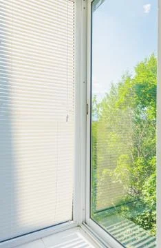 Window blinds Stock Photos