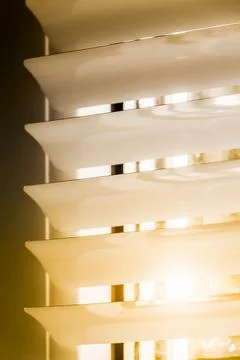 Window with blinds Stock Photos