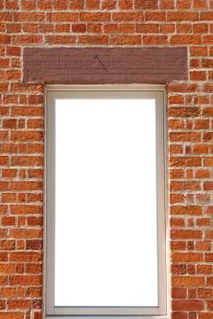 Window on brick wall Stock Photos