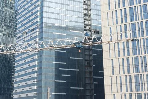 Window business centers Stock-Fotos