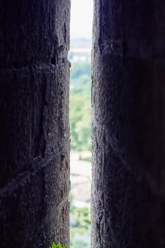 Window in a castle Stock Photos