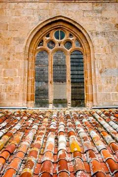 Window of Cathedral Stock Photos