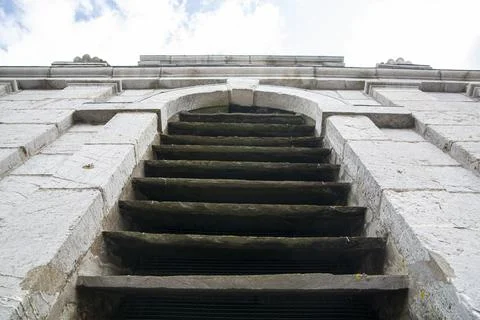 Window of a cathedral Stock Photos