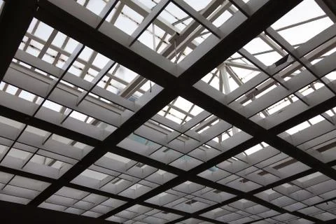 Window with ceiling Stock Photos