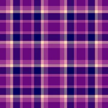 Window check plaid seamless, dreamy texture vector fabric. Knit background .. Stock Illustration