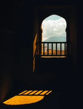 A Window in Chefchaouen Stock Photos