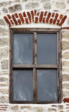 Window of the church Stock Photos