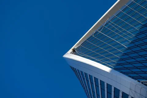 Window Cleaner Evolution Tower Stock Photos