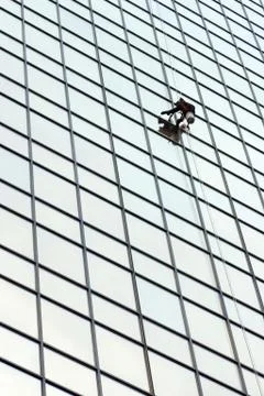 Window cleaner Stock Photos