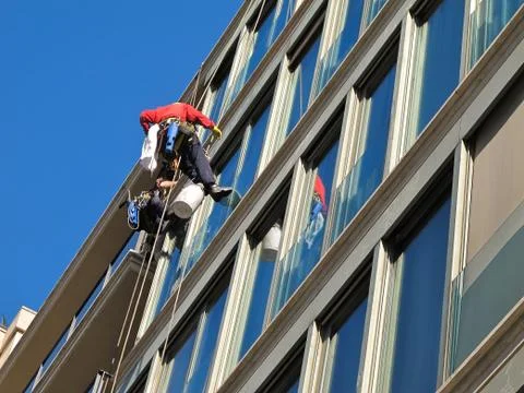 Window cleaner Stock-Fotos