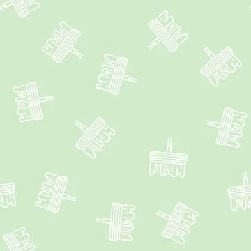 Window cleaning accessory squeegee line seamless pattern Stock Illustration