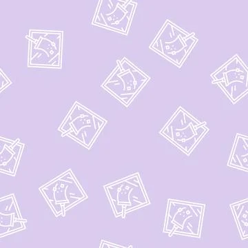 Window cleaning line seamless pattern Stock Illustration