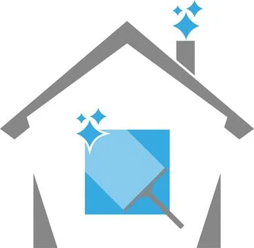 Window cleaning logo, cleaning, cleaning company design Stock Illustration