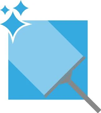Window cleaning logo, cleaning, cleaning company design Stock Illustration