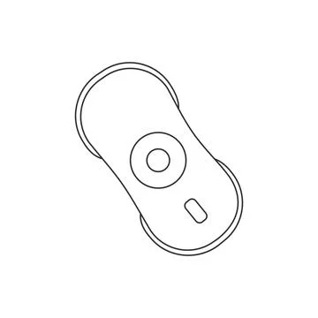 Window cleaning robot line icon vector. Stock Illustration