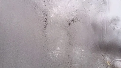 The window in the cold of winter Stock Footage 70749991