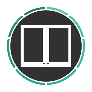 Window computer symbol Stockillustratie