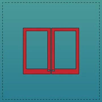 Window computer symbol Stockillustratie