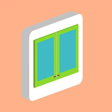 Window computer symbol Stock Illustration