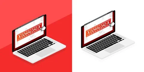 Window computer virus. Beware of downloading viruses. Emergency notification Stockillustratie