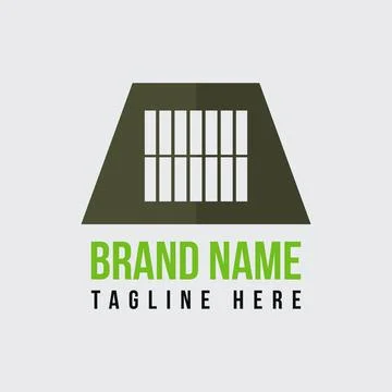 Window conceptual vector logo design.  Window fashion or brand logo Stock Illustration