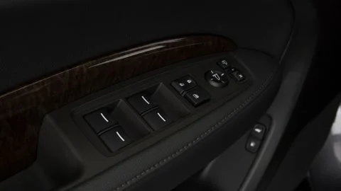 Window control buttons close up 2018 Acura MDX with Technology Package Stock Footage 159979964