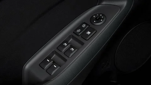 Window control buttons close up 2018 Kia Forte EX Stock Footage 159995734