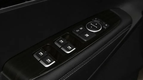 Window control buttons close up 2019 Kia Sorento LX V6 Stock Footage 160009161