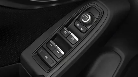 Window control buttons close up 2019 Subaru Impreza 2.0i Limited Stock Footage 160018284