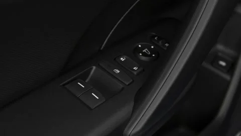 Window control buttons close up 2019 Honda Civic LX Stock Footage 160044064