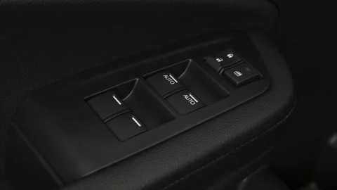 Window control buttons close up 2019 Honda Passport Touring Stock Footage 160060313