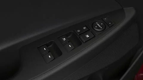 Window control buttons close up 2019 Hyundai Tucson SEL Stock Footage 160072616