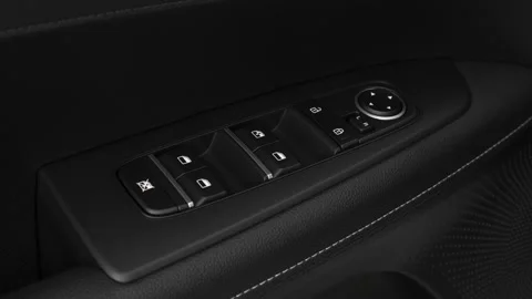 Window control buttons close up 2019 Kia Forte EX Stock Footage 160072865