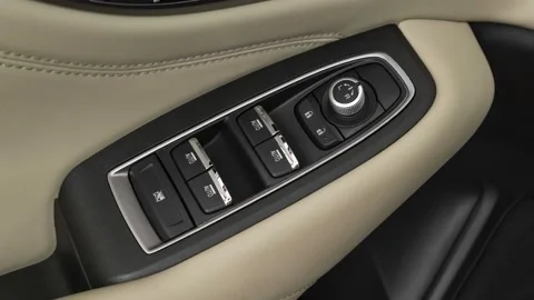 Window control buttons close up 2020 Subaru Legacy 2.5i Limited Stock Footage 160076375