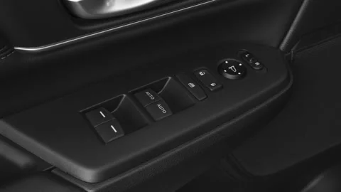 Window control buttons close up 2020 Honda CR-V Touring Stock Footage 160103712
