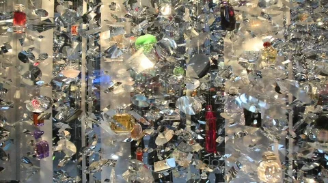 Window crystals Vídeo Stock 685933