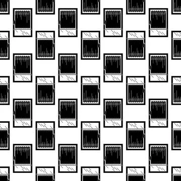 Window curtain pattern seamless vector Stock Illustration