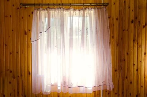 Window curtain Stock Photos
