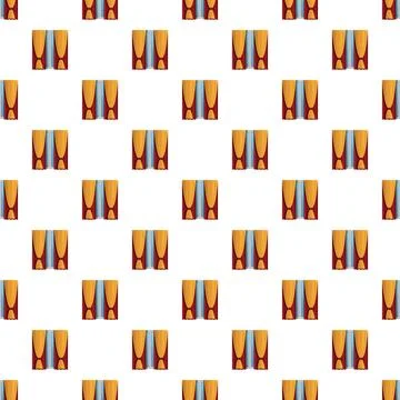 Window curtains pattern creating a seamless background design Stock Illustration