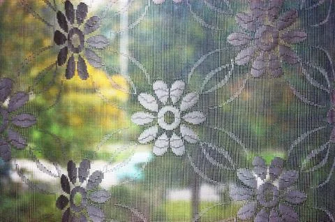 Window curtains Stock Photos