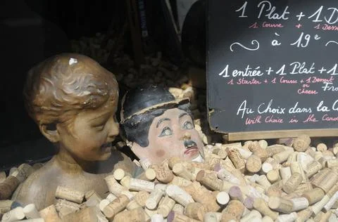 Window Display, Paris, le-de-France, France Stock Photos