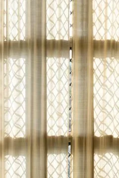 Window drape Stock Photos