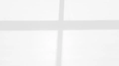 Window drop diagonal shadow overlay on white wall Stock Photos