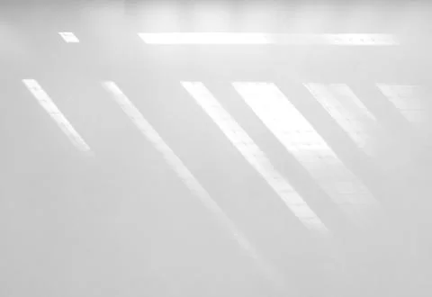 Window drop diagonal shadow overlay on wall texture background Stock Photos