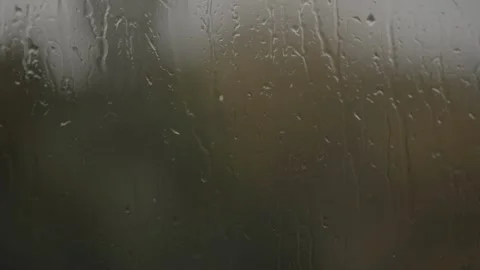 Window, Droplets, Rain, Rainy Day Stock Footage 314842958